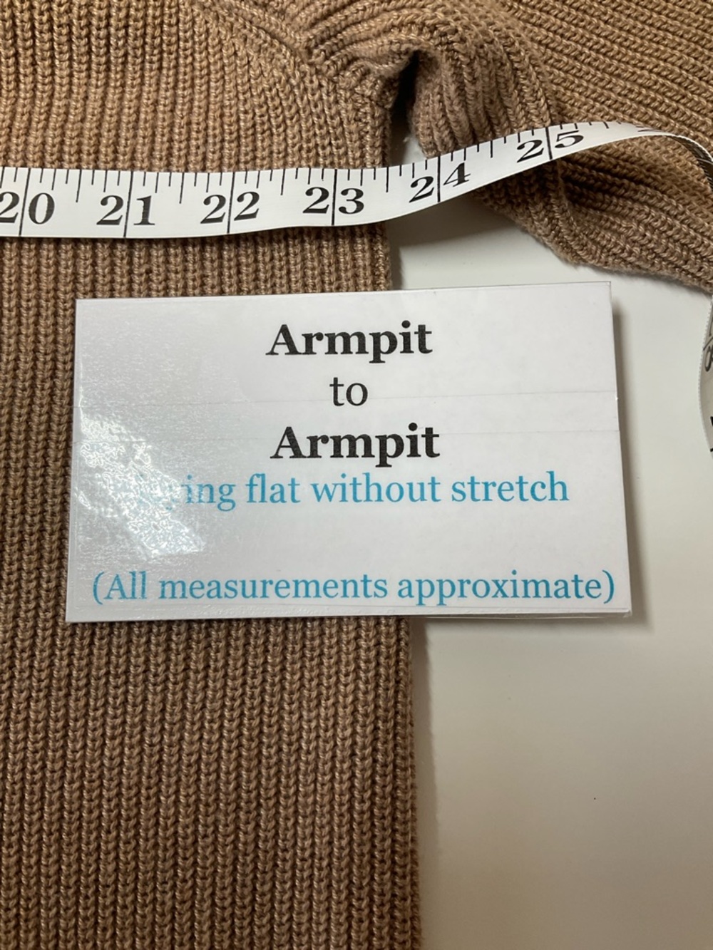 Old Navy Camel Brown Open-Front Ribbed Cardigan XL - Picture 8 of 11
